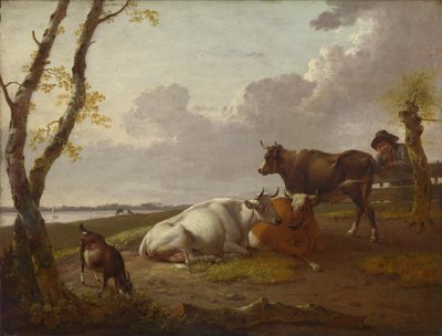 Cattle by Hendrik Willem Schweickhardt